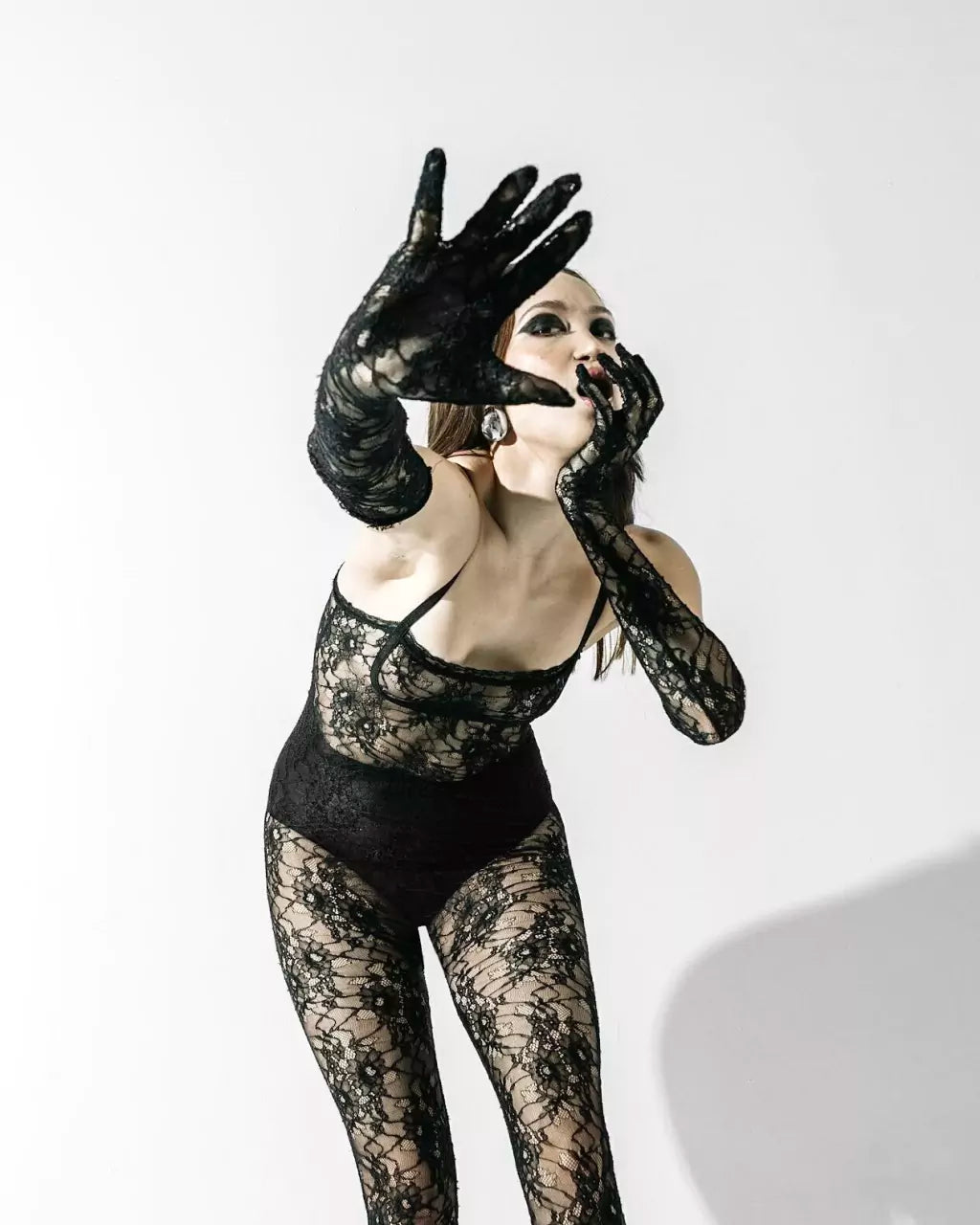 Lace U catsuit