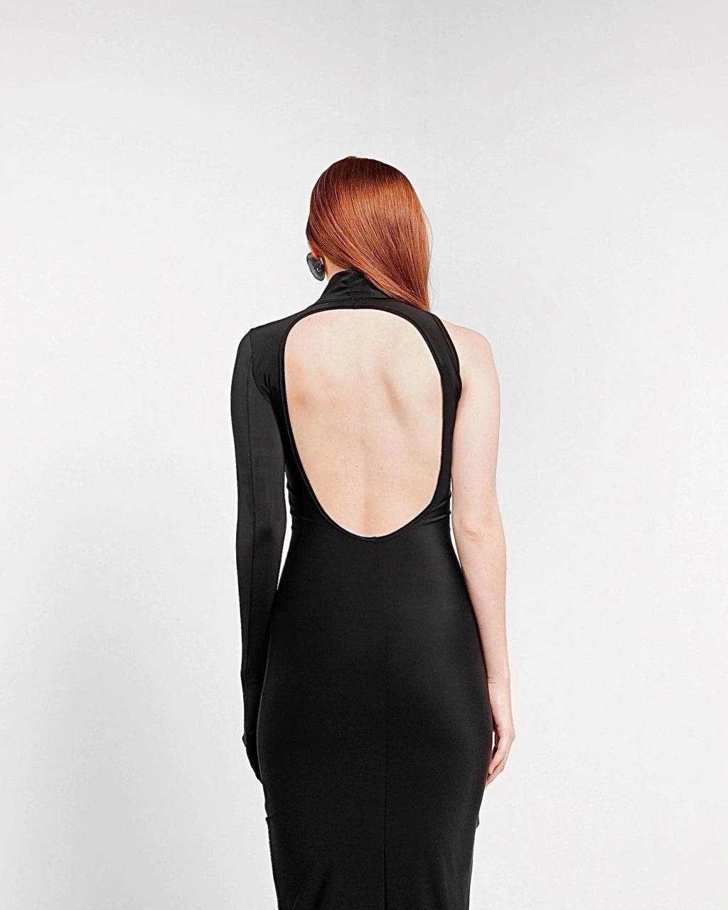 Asymmetric maxi dress
