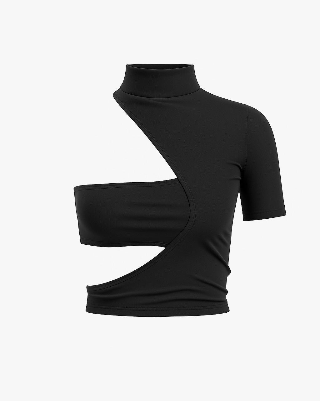 Cut-out curved top