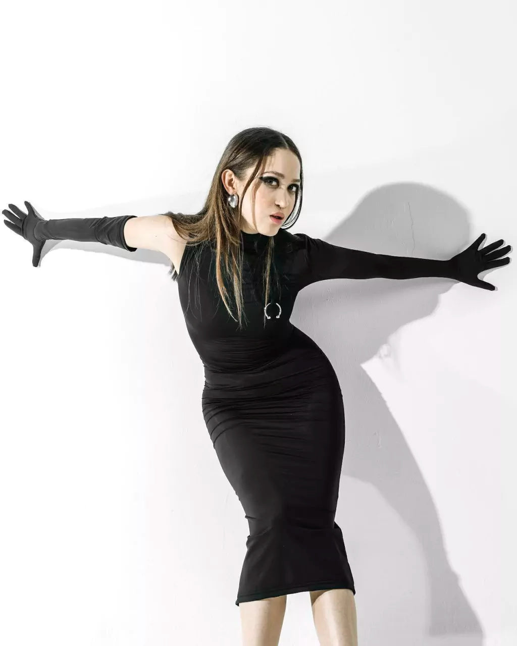 Septum midi dress