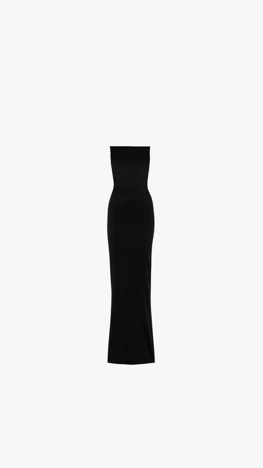Strapless maxi dress