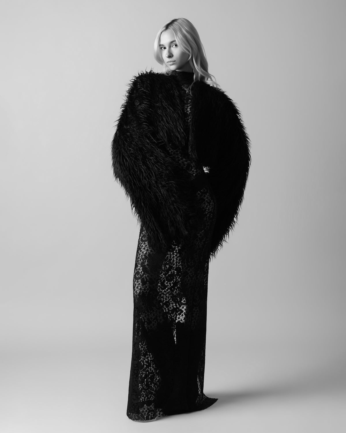 Lace maxi dress