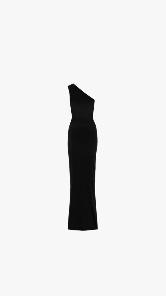 Asymmetric maxi dress