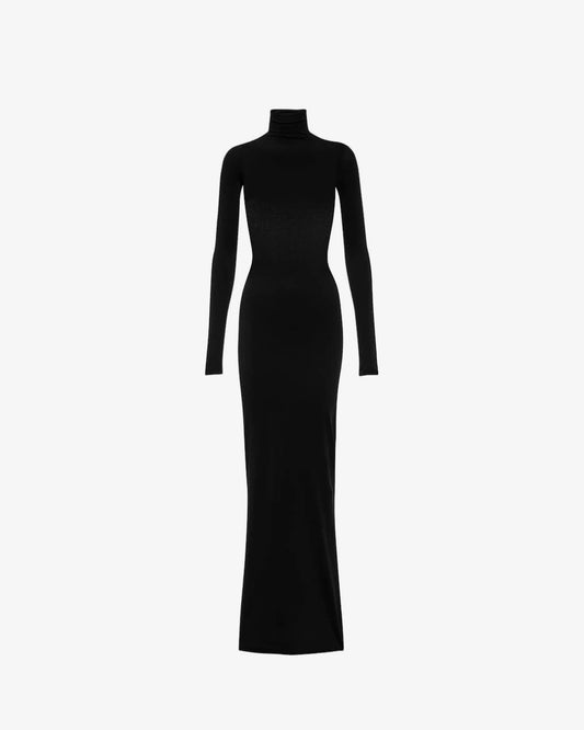 Maxi turtleneck dress
