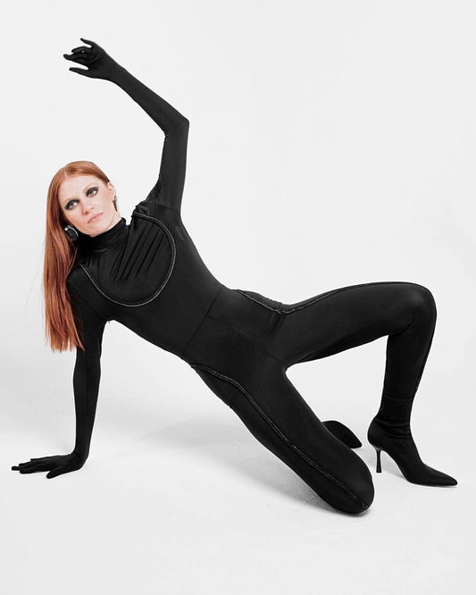 U catsuit with open back